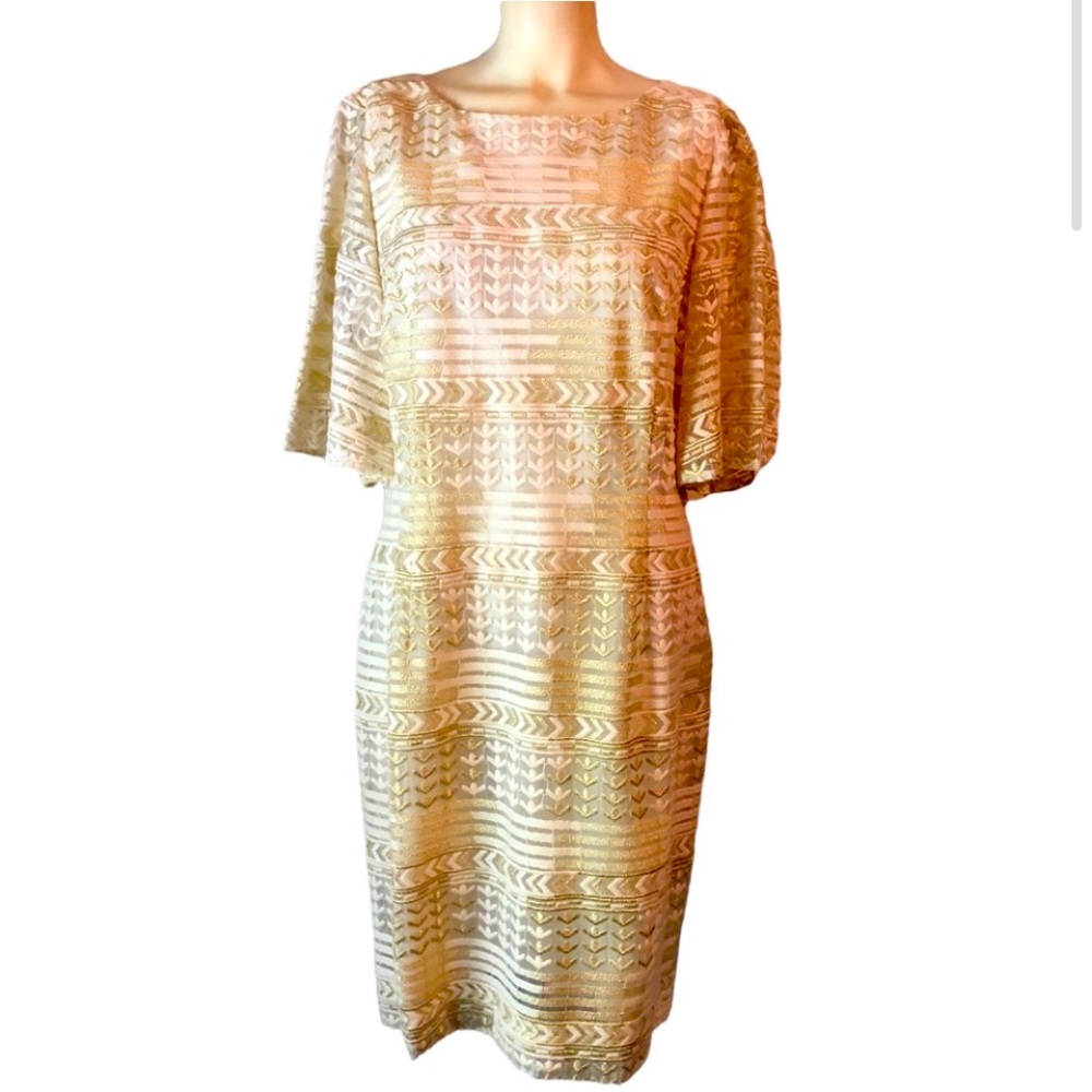 14 Katherine Kelly Lace and Silky Dress